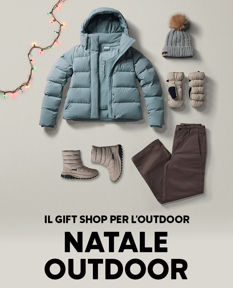 IL GIFT SHOP PER L'OUTDOOR NATALE OUTDOOR